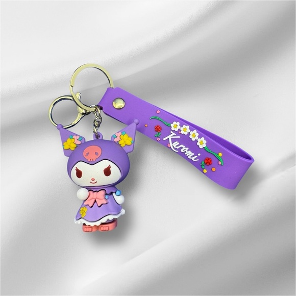 Accessories - Kuromi Keychain - purple